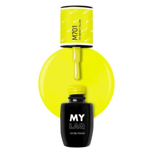 Mylaq Lakier hybrydowy My Bright Yellow M701