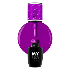 Mylaq Lakier hybrydowy My Bright Violet M705