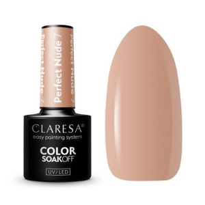 Claresa Lakier hybrydowy Perfect Nude 7 - 5g