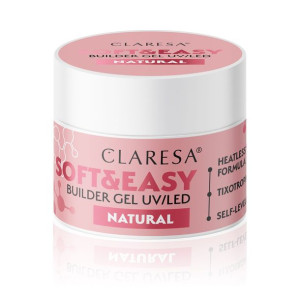 Claresa Żel budujący SOFT&EASY builder gel natural 90g