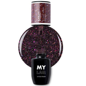 Mylaq Lakier hybrydowy M841 MY CLASSY SHINING BURGUNDY 5 ml