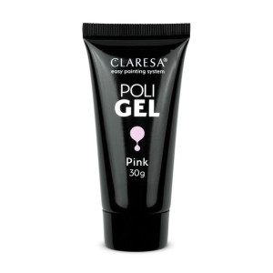 CLARESA POLI GEL Żel Budujący PINK 30g