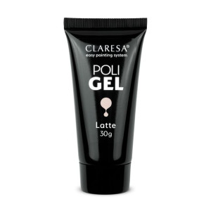 CLARESA POLI GEL Żel Budujący Latte 30g