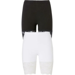 2 Szt Legginsy Kolarki Koronka Bawełna 32-34 926789