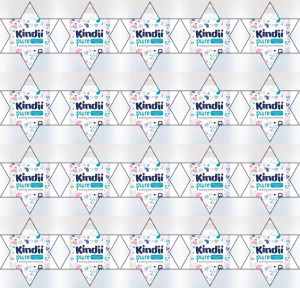 CLEANIC Kindii płatki kosmetyczne Duże niemowląt