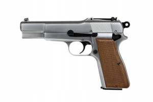 Replika pistoletu Browning Hi Power MK III - Srebr