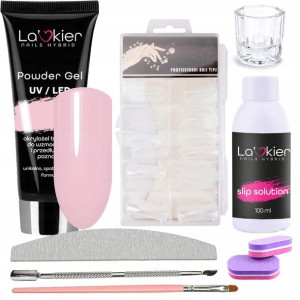 ZESTAW AkrylGel FLEXY GEL akrylożel 50ml PINK