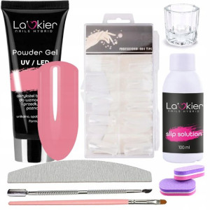 AkrylGel Zestaw Akrylożel La'kier Flexy Gel Peony