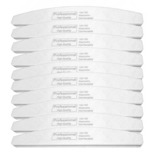 10x Pilnik blok POLERKA do paznokci łódka 100 180