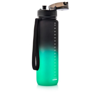 Bidon Meteor 1l Butelka Na Wodę Czarno-Zielony TRITAN BPA Free