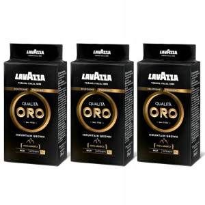 Kawa mielona LAVAZZA Qualita Oro Mountain 3x 250 g