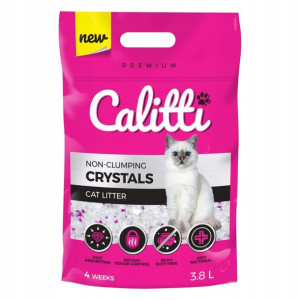 Żwirek silikonowy CALITTI Crystals Premium 3,8L