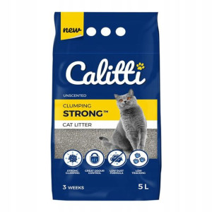 Żwirek bentonitowy CALITTI Strong bezzapachowy 5 L