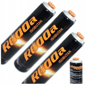3x Czynnik gaz CZARNY R600a Izobutan 750