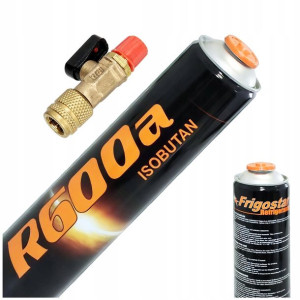 Zestaw Zawór + Izobutan r600 750ml 480g Czynnik