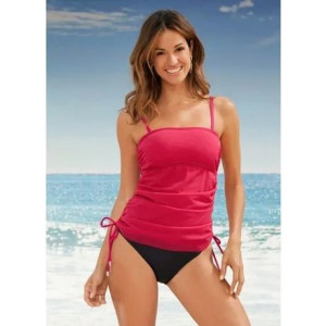 Bonprix 2 Cz Tankini Z Marszczeniem 46 918141
