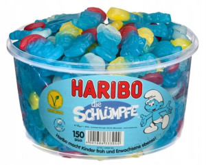 Haribo Żelki Smerfy 150 szt. z Niemiec