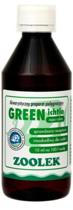 Zoolek Green ichtio (Zieleń Ichtio) 250ml  - na ospę rybią