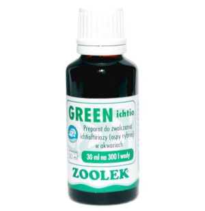 ZOOLEK Green ichtio (Zieleń Ichtio) 30ml - preparat na ospę