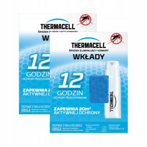 2 Wkład Uzupełniający Thermacell 12h Komary Meszki