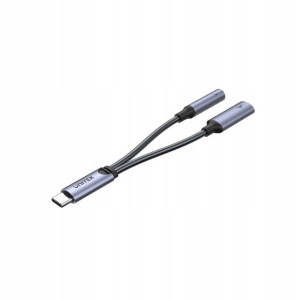 Adapter USB-C na minijack 3,5mm i USB-C 60W Unitek