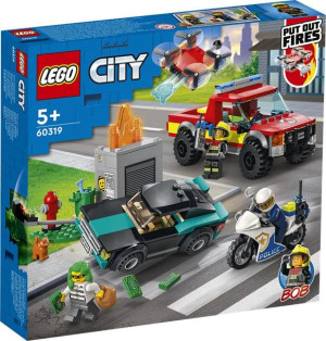 LEGO City 60319 Akcja strażacka i policyjny pościg