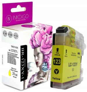Tusz do BROTHER LC123 yellow DCP-J132W DCP-J152W