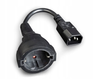 Kabel zasilający IEC 320 C14 - SCHUKO Gembird UPS