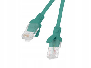 Kabel sieciowy Patchcord UTP kat.6 5m zielony RJ45