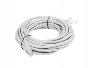 Kabel sieciowy Patchcord UTP kat.6 5m szary RJ45