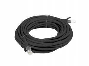 Kabel sieciowy Patchcord UTP kat.6 5m czarny RJ45
