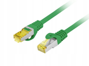Kabel Patchcord Kat.6a S/ftp 0,5m Zielony Lanberg