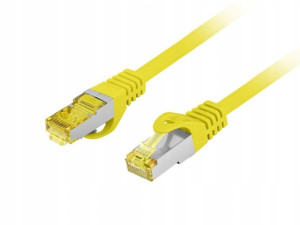 Kabel Patchcord Kat.6a S/ftp 1,5m Żółty Lanberg