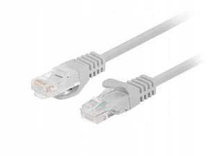 Kabel Patchcord Kat.5a U/utp 7,5m Szary Lanberg