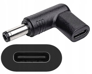 Przejściówka do laptopa USB-C do 5.5 x 2.1 mm