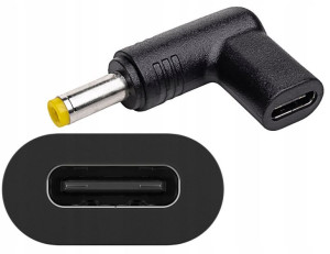 Przejściówka do laptopa USB-C do 4.8 x 1.7 mm