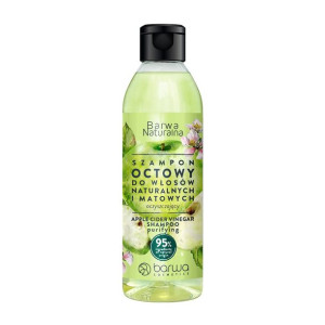 BARWA Szampon do włosów Octowy oczyszczający włosy naturalne i matowe 300ml