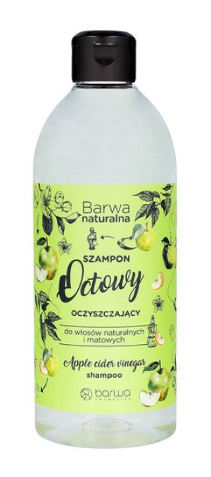 BARWA Szampon do włosów Octowy oczyszczający do włosów 500ml