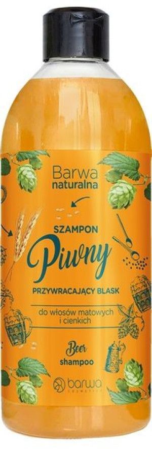 BARWA Szampon do włosów Piwny przywracający blask włosy cienkie i matowe