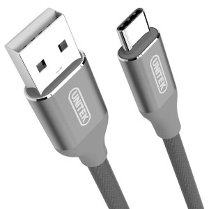 Kabel Unitek Y-C4025AGY Premium USB-USB TypC 2.0;