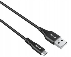 Kabel USB - USB micro 1 m Trust czarny
