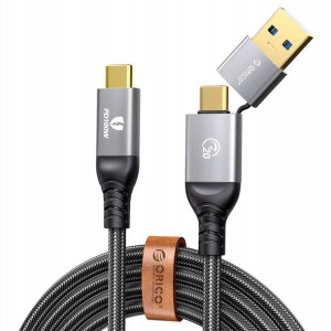 Orico Kabel USB-C + USB-A, 20 Gbps, 4K, 100W, 2 m