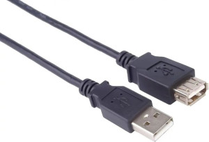 Kabel USB PremiumCord USB-A (M/F) o długości 0.2m
