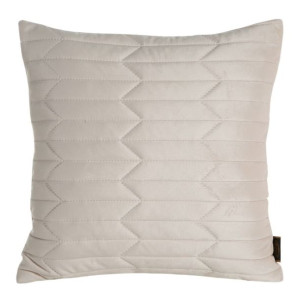 Poszewka welwetowa 45X45cm kremowa