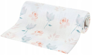 Pieluszka bambusowa 75x75 Bellflowers Bocioland