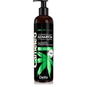 Delia Cosmetics Green Szampon do włosów odświeżający z olejem konopnym250ml