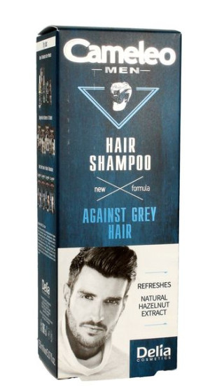 Delia Cosmetics Men Szampon do włosów i brody redukujący siwiznę 150ml