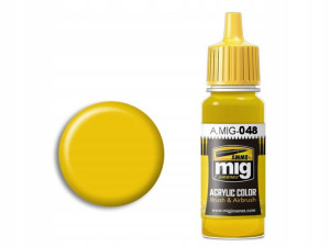 Farba akrylowa Yellow A.MIG048 AMMO Mig Jimenez