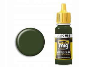 Farba akrylowa Forest green A.MIG065 AMMO Mig