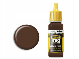 Farba akrylowa Medium brown A.MIG070 AMMO Mig